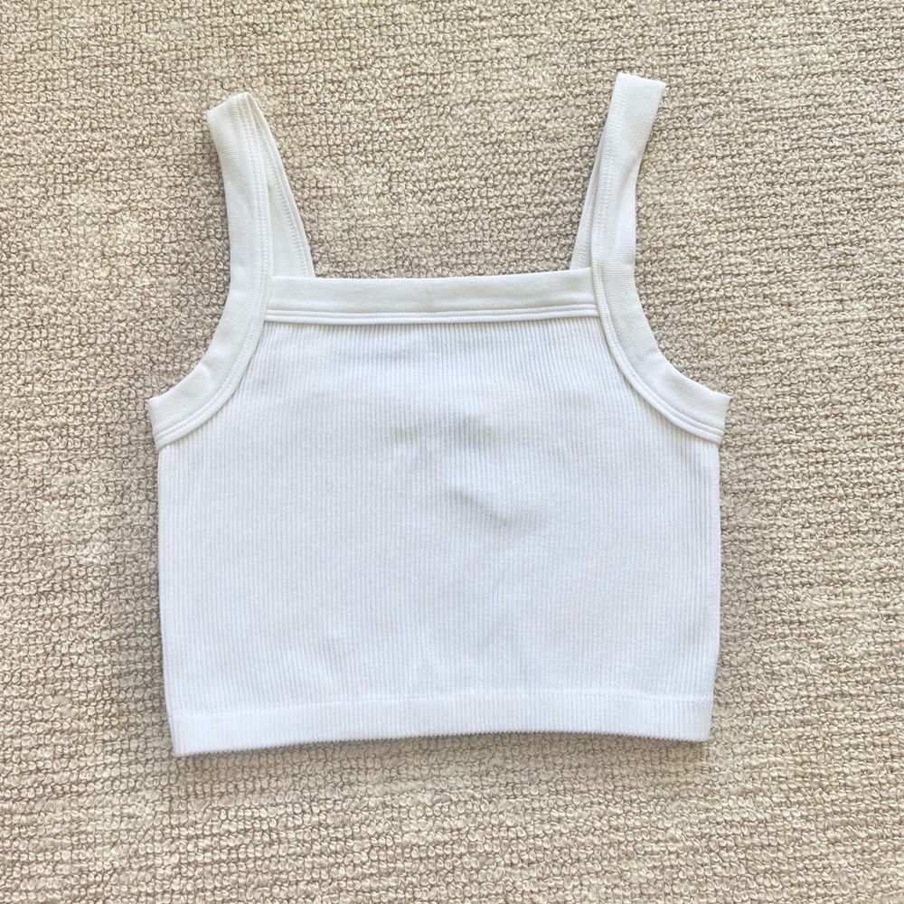 White cotton on seamless tank
